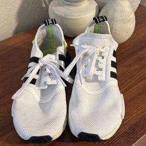 adidas Kids White and Black Sneakers